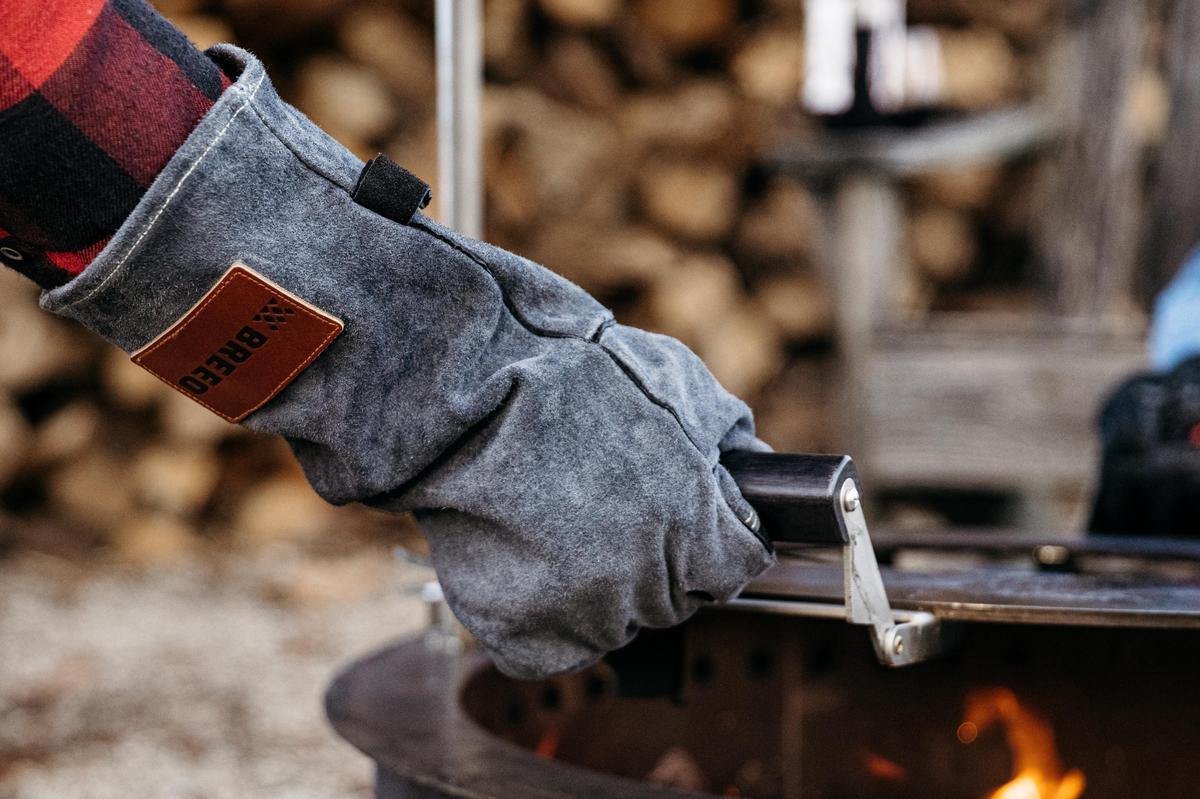 Breeo Leather Fire Gloves - Image 3