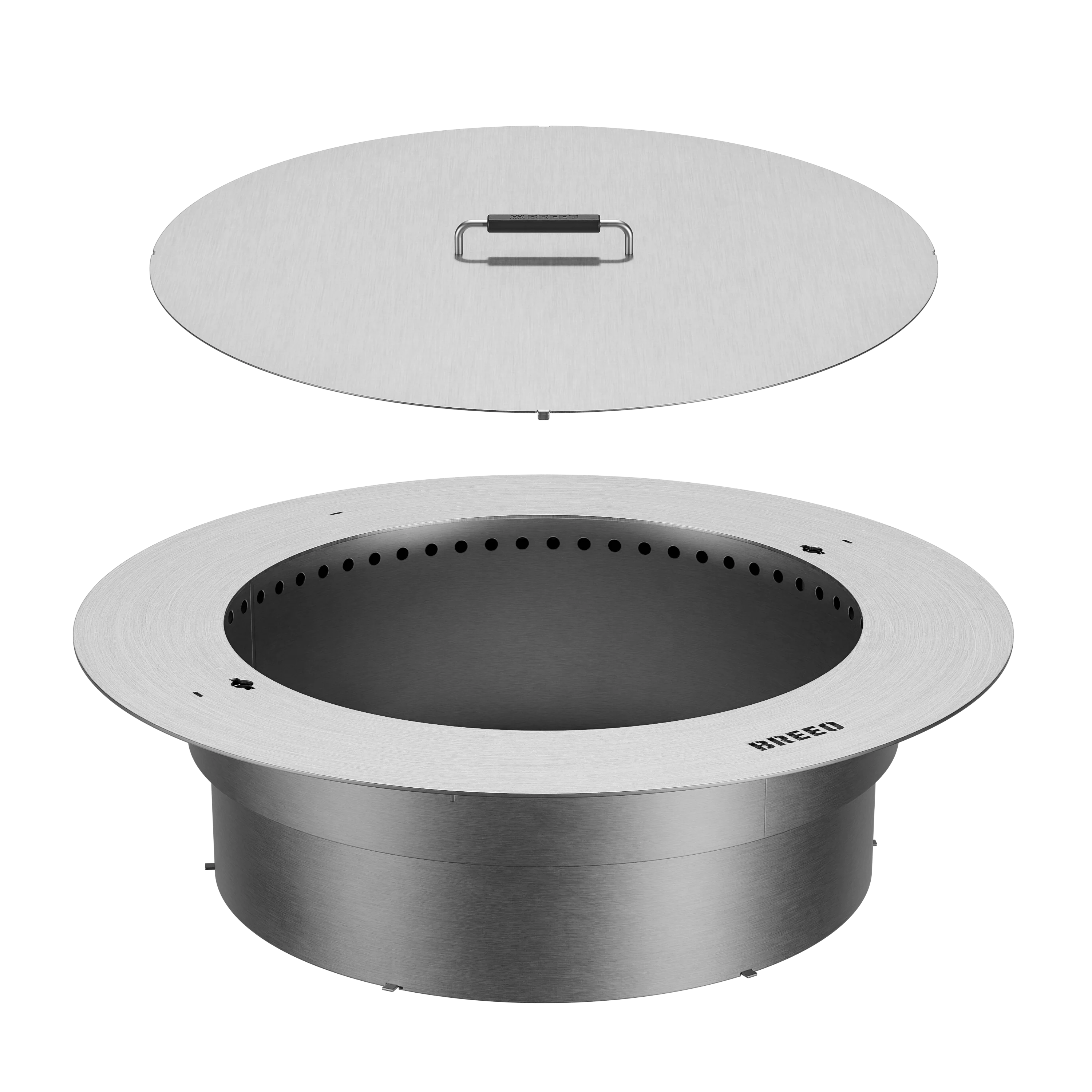Zentro Stainless Steel Smokeless Fire Pit Insert - Image 7